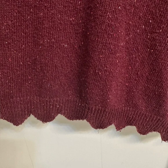 Skies Are Blue Syndee Scalloped Hem Pullover - Picture 3 of 4